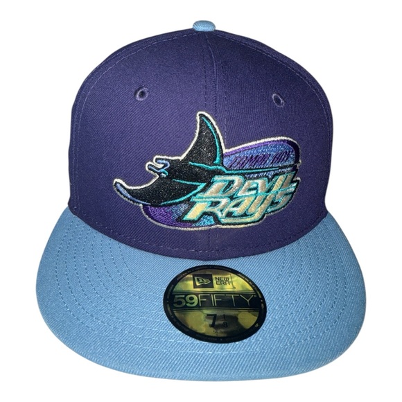 New Era | Accessories | Tampa Bay Devil Rays 59fifty Hat 7 2 New Era ...